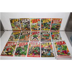 INCREDIBLE HULK #145-179 CONSECUTIVE  (1971-74) 35 ISSUE EARLY BRONZE RUN #162- 1ST APP. WENDIGO.