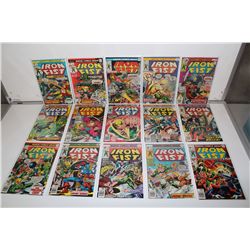 IRON FIST #1-15 COMPLETE SET (1975-77) ALL 15 BRONZE ISSUES IN RUN! #14- KEY ISSUE 1ST APP.