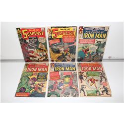 TALES OF SUSPENSE #46, 50 & 54-57 (1964) 6 SILVER ISSUES. INCL. #50- 1ST APP. MANDARIN & #57- 1ST