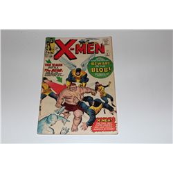 X-MEN #3 (1964) 1ST APP. THE BLOB. LOWER MID GRADE. COVER ATTACHED BY 2 EXTRA STAPLES. PRESENTS