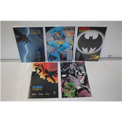 BATMAN: THE DARK KNIGHT RETURNS #1-4 + KILLING JOKE #1 (1986-88) THE CLASSIC MILLER SERIES & MOORE