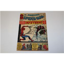 AMAZING SPIDER-MAN #13 (1964) KEY- 1ST APP. MYSTERIO LOWER MID GRADE, PRESENTS NICELY, HAS 2 1/4"