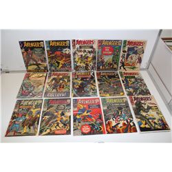 AVENGERS #21, 23-29, 31-37 & 39-40 (1965-67) 17 ISSUE SILVER AGE RUN. MIXED GRADES, LOW TO MID