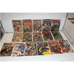 AVENGERS #6-103 (1964-72) LARGE34 ISSUE SILVER/EARLY BRONZE AVENGERS RUN. LOWER #'S ARE  LOW GRADE,