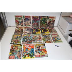 AVENGERS #10-88 (1964-71)18 ISSUE SILVER/EARLY BRONZE RUN. LOW TO LOWER MID GRADE AVG.