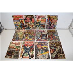 FANTASTIC FOUR #27-50 (1964-66) 12 ISSUE SILVER AGE FF RUN. #27- 1ST DR STRANGE X-OVER & #50 3RD