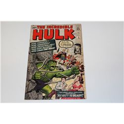 INCREDIBLE HULK #5 (1963) LOWER MID GRADE COPY, PRESENTS NIC. SOME CHIPPING, WAVINESS, COMPLETE,