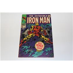 IRON MAN #1 (1968) MAJOR MARVEL KEY- ORIGIN RETOLD, BIG PREMIERE ISSUE. LOWER MID GRADE