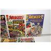 Image 3 : AVENGERS #10, 12-14, 17-18 & 20 (1964-65) 7 EARLY SILVER AGE ISSUES. LOWER MID TO SOLID MID GRADE