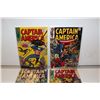 Image 2 : CAPTAIN AMERICA #105-108 CONSECUTIVE (1968) 4 EARLY ISSUES, SOLID MID GRADE AVG. A NICE RUN!