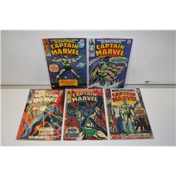 CAPTAIN MARVEL #1, 4-5 & MARVEL SUPER- HEROES #12 & 13 (1967-68) MSH #12- 1ST APP. CAPTAIN MARVEL-