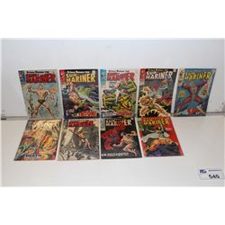 SUB-MARINER #1-9 (1968-69) 1ST 9 ISSUES OF SERIES. #1- BIG PREMIERE ISSUE. LOWER MID TO MID GRADE.