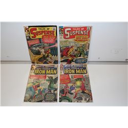 TALES OF SUSPENSE #50-51, 54 & 56 (1964) 4 EARLY IRON MAN, #50- KEY ISSUE 1ST APP. MANDARIN. #50,