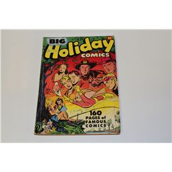 BIG HOLIDAY COMICS (1950) EXTREMELY RARE GIANT CANADIAN COMIC. COVER STATES 1/60 PAGES OF FAMOUS