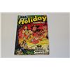 Image 1 : BIG HOLIDAY COMICS (1950) EXTREMELY RARE GIANT CANADIAN COMIC. COVER STATES 1/60 PAGES OF FAMOUS