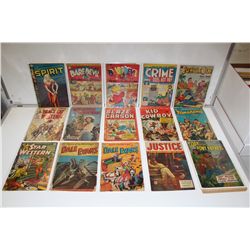 WESTERN/CRIME GOLDEN AGE LOT (1949-53) MIXED LOT OF 20 ISSUES, 11 ARE CANADIAN EDITION. INCLUDES