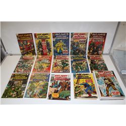 SGT. FURY #19-82 & CAPTAIN SAVAGE #3-17 (1965-70) 29 SILVER/BRONZE BOOK TOTAL, SGT. FURY (X20) 19,