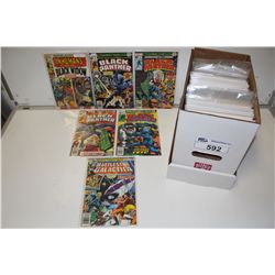 BRONZE AGE MIXED RUNS & TITLES SHORT BOX (1970'S-80'S) INCL. BLACK PANTHER #2-15 CONSECUTIVE, DEMON