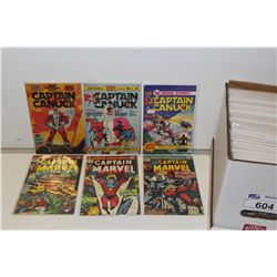 BRONZE TO COPPER MIXED RUNS & TITLES SHORT BOX (1970'S-80'S) (A-D) CAPTAIN MARVEL, DAZZLER, ETC..