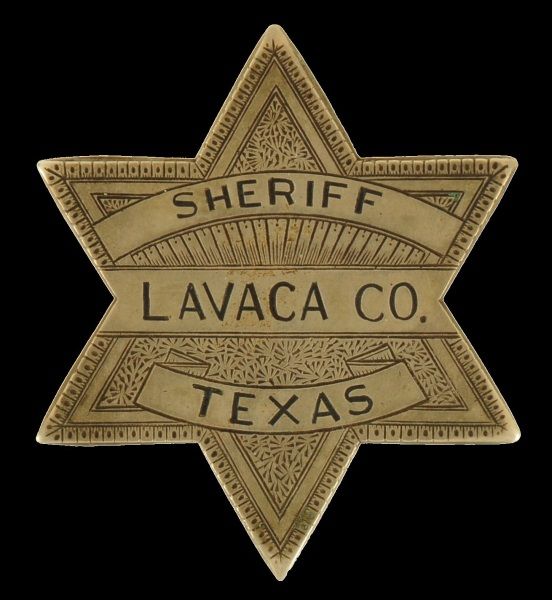 Lavaca County Texas Sheriff Badge