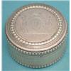 Image 1 : A French silver snuff box engraved with an armorial £100-150...