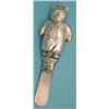 Image 1 : A George V silver Tom Kitten rattle with mother o'pearl teether £120-180...