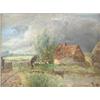 Image 1 : Joseph Thors (fl.1850-1900), oil on board, cottage in a landscape, signed, 6ins. x 8ins.  £700-10...