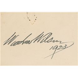 Woodrow and Edith Bolling Wilson