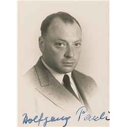 Wolfgang Pauli