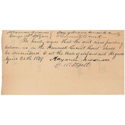 Joseph Smith: George W. Stigall