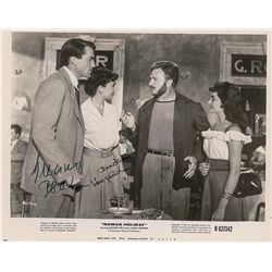 Audrey Hepburn and Gregory Peck