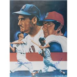 Ted Williams and Carl Yastrzemski