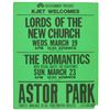 Image 1 : Lords of the New Church and the Romantics