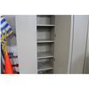 Image 3 : 6.5' TALL GREY DOUBLE DOOR STORAGE CABINET