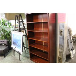 CHERRY 6' TALL BOOKSHELF