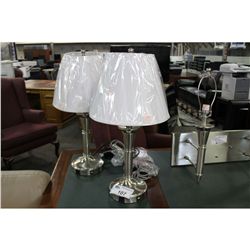 SS DESK LAMP WITH MEDIA PORT