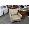 Image 2 : TAN LEATHER SOFA AND CHAIR RECEPTION SET