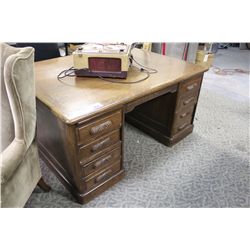 ANTIQUE PARTNER'S DESK