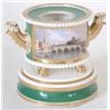 Image 1 : A Worcester inkwell on stand, probably Flight...