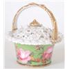 Image 1 : A Chamberlain's Worcester basket and cover wi...