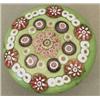 Image 1 : A Clichy opaque pale green ground concentric...