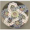 Image 1 : A Baccarat patterned millefiori weight with t...
