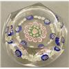 Image 1 : A Clichy faceted concentric millefiori weight...