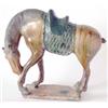 Image 1 : A Tang style sancai horse on a rectangular ba...