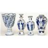 Image 1 : A Kang Hsi blue and white tall stem cup with...