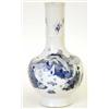 Image 1 : A Kang Hsi blue and white vase with tall cyli...
