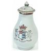 Image 1 : A Chien Lung baluster cream jug with associat...
