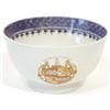 Image 1 : A small Chien Lung bowl with quartered arms a...