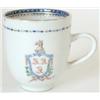 Image 1 : A Chien Lung coffee cup with the arms of Shar...