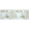 Image 1 : A pair of Chien Lung tea bowls with the arms...